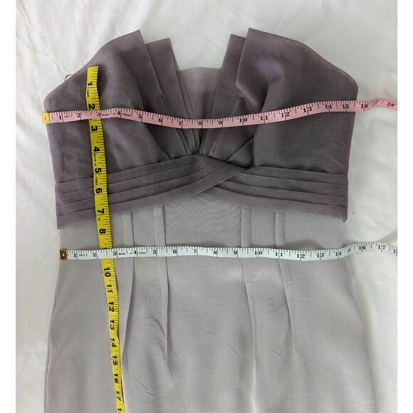 BCBG MAXAZRIA RUNWAY Purple Strapless Dress Size 6 - Picture 10 of 15